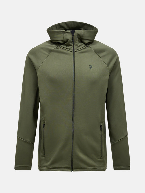Peak Performance Rider Essentials Midlayer Zip P-Needle Hood Men