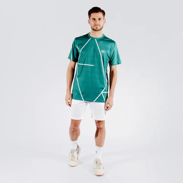 OnCourt Performance Shirt Gravel 1 Groen voorkant