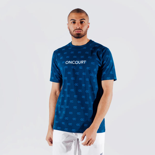 OnCourt Training Shirt AOP Blauw