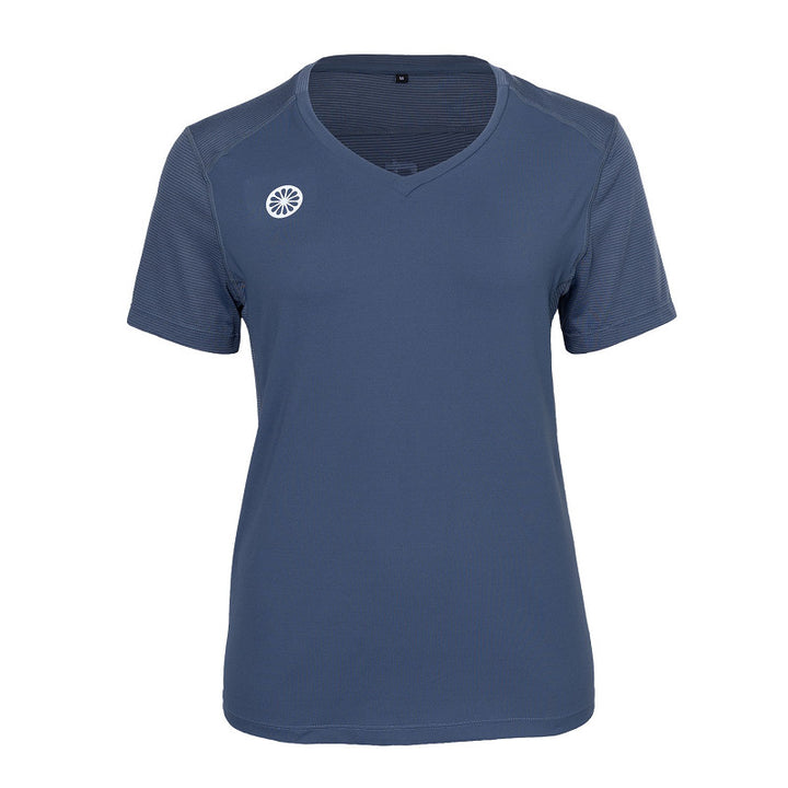 The Indian Maharadja Goa Dry Touch Tee Dames Navy - Vooraanzicht