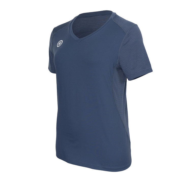 The Indian Maharadja Goa Dry Touch Tee Dames Navy - Zijaanzicht Links