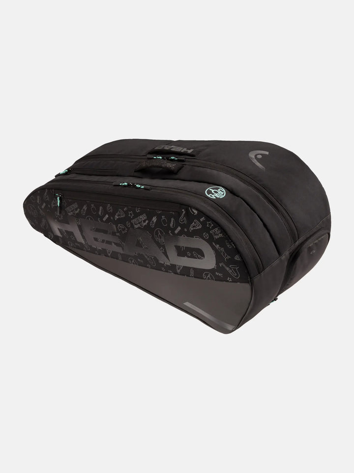 HEAD Tour Racquet Bag L Neon 2025 Zijaanzicht
